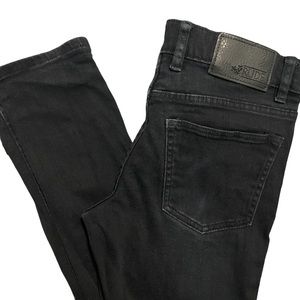 RUDE brand black super skinny jeans. Great for men or young adults!